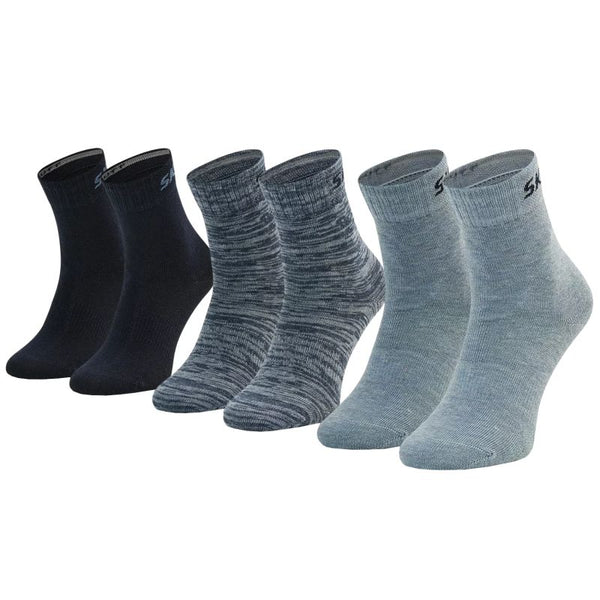 Skechers 3PPK Boys Mech Ventilation Socks SK41064-5302 Blue 35-38 General