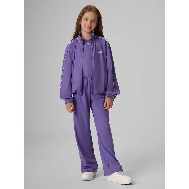 4F Girls' loose sports sweatshirt without hood 158/164 kapucnis pulóver 4FJRSS26TSWSF3057-51S