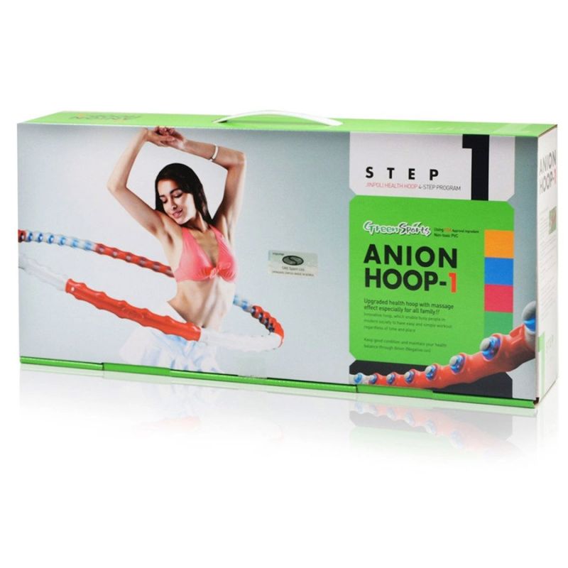 Meteor Hula hop ANION fehér training equipment
