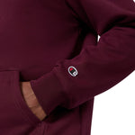 Champion Hooded Sweatshirt 220271 RS522 bordó kapucnis pulóver