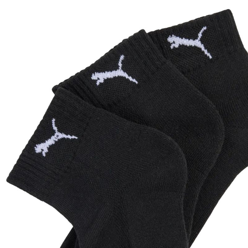 Puma Cushioned Quarter Socks 3 Pack 938581 fekete zokni