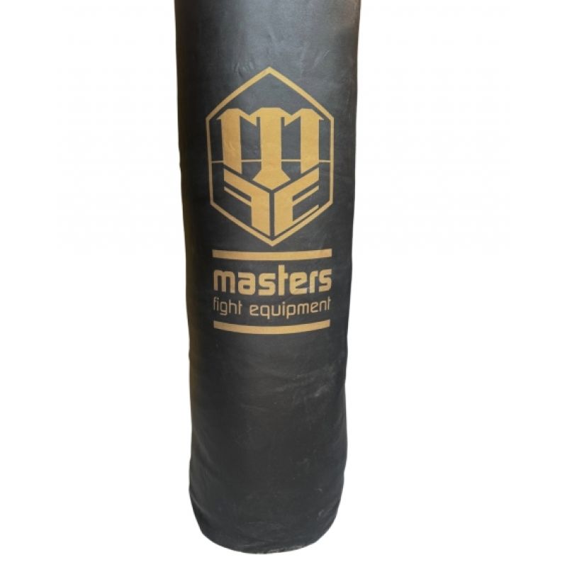 MASTERS FIGHT EQUIPMENT Leather punching bag 150/35 cm full WWS-STAR red piros edzőfelszerelés 0443-STAR02