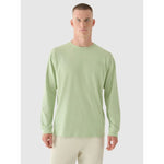 Men's oversize longsleeve with print 4F 4FRAW24TLONM502-44S hosszú ujjú póló