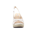 Geox D Janira FW D82P6F 0AW11 C5555 wedge bézs utcai cipő