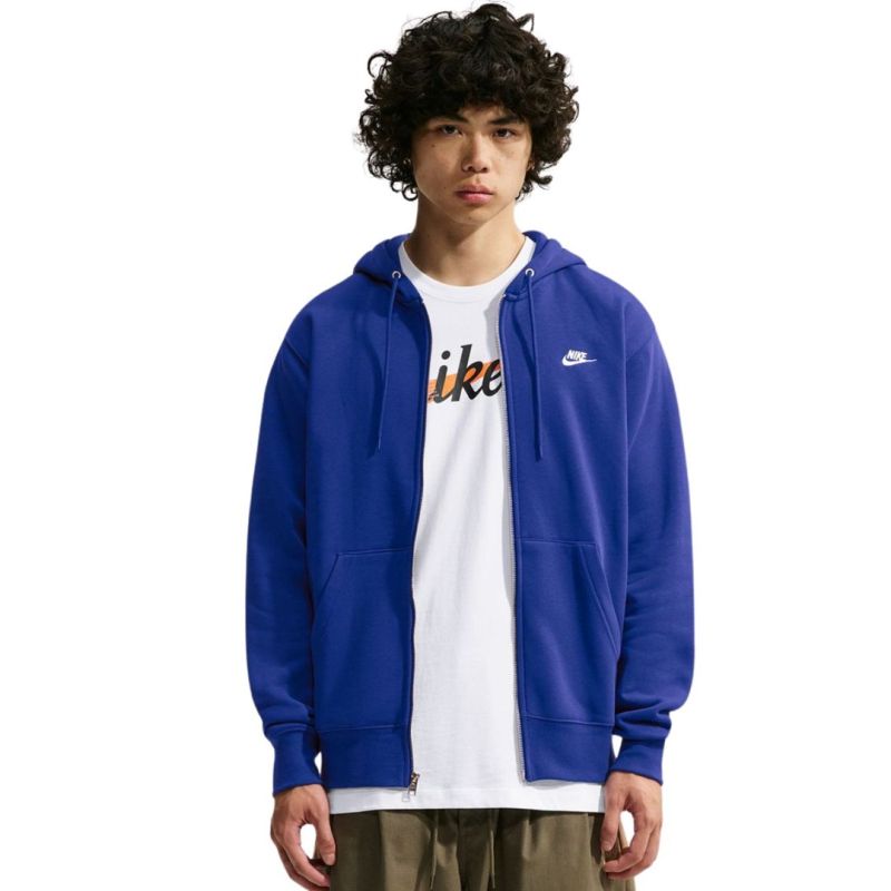 Nike Club BB FZ Hoodie Men's 455 kék kapucnis pulóver 161651XL