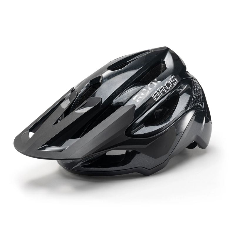 Rockbros LK-99 Mountain Bike Helmet with Adjustable Visor and Magnetic Closure 58-62 cm - Black czarny lights