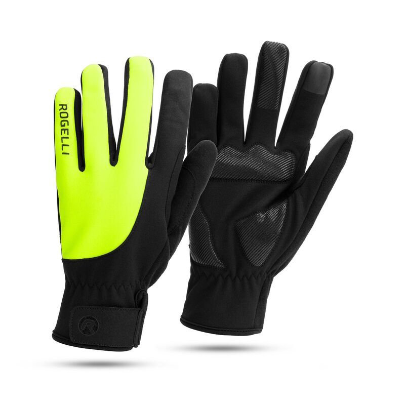 Rogelli CORE II winter gloves black-fluorescent 3XL fekete kesztyű