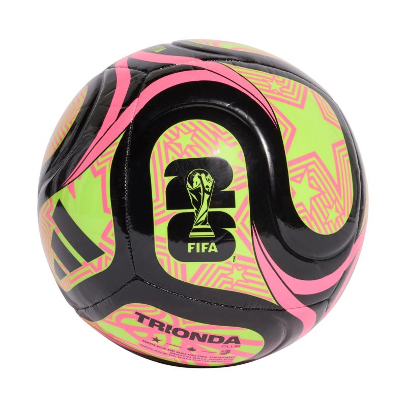 adidas World Cup 26 Trionda Club Football Black, Pink, and Green JD8053 Labda