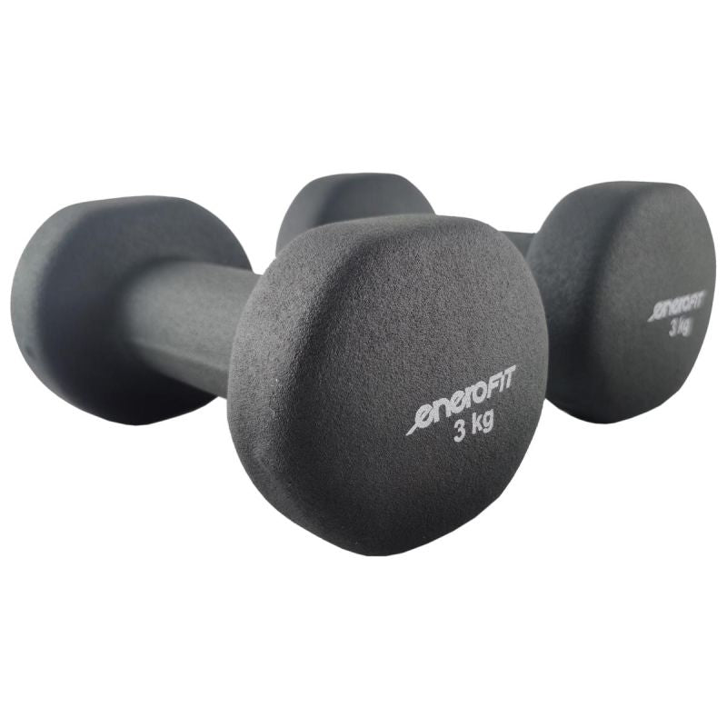 Enero NEOPRENE DUMBBELL SET 2x3KG FIT dumbbell, strength training equipment, training equipment, sets