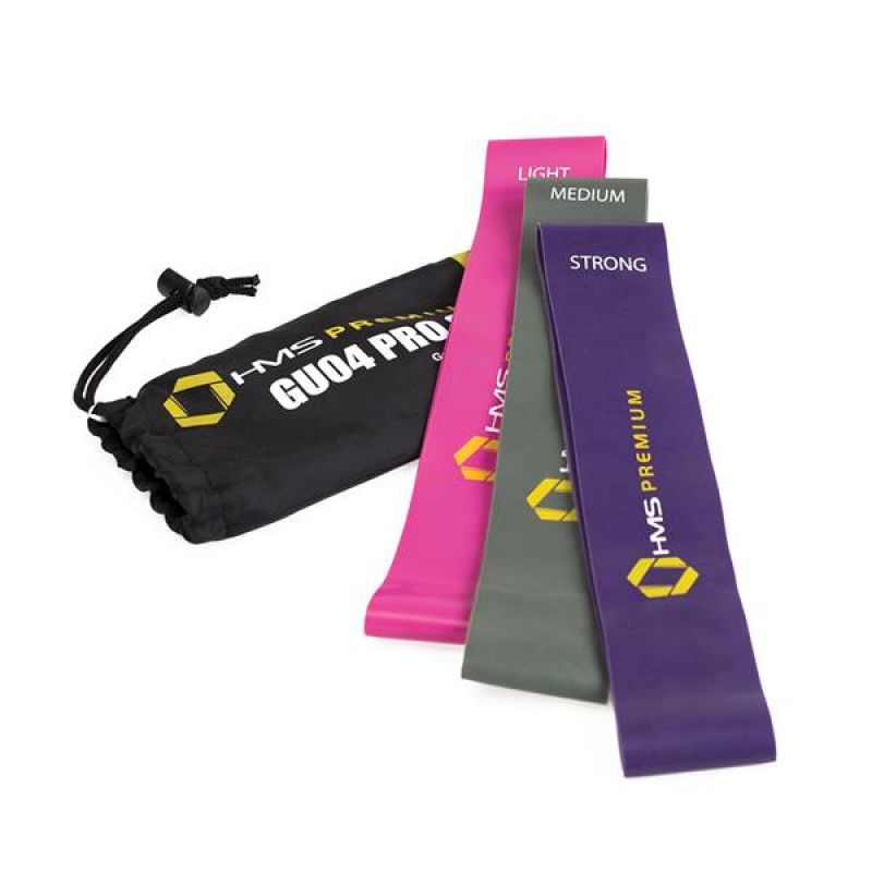 HMS Exercise bands set PRO SET GU04 lila csuklópánt 17-33-101