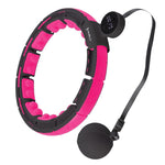 HMS Hhm16 Hula Hop Black/Pink With Magnets And Weight + Counter rózsaszín edzéssegítő 17-44-586