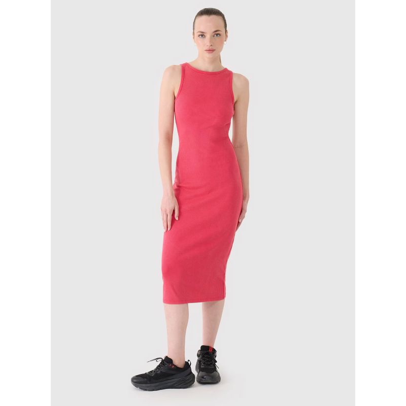 Women's ribbed knit dress 4F