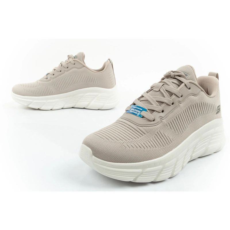 Skechers Bobs B Flex women's sneakers, fashionable beige bézs tornacipő