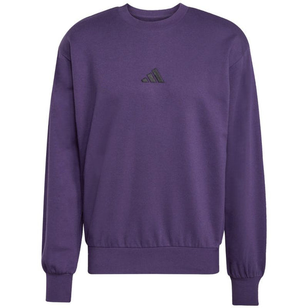 adidas Men's Essentials Feelcozy Fleece Sweatshirt Purple JX3313 Kiegészítő