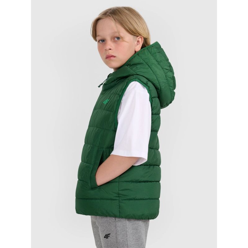 4f Boy's down vest with synthetic filling 4FJRAW25TVJAM324-41S Kiegészítő