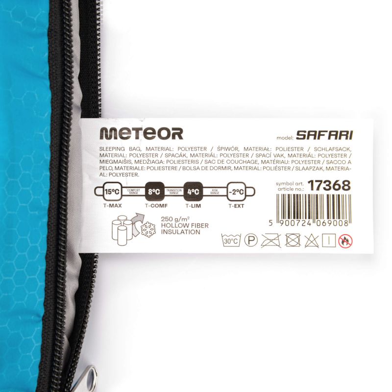 Meteor Safari Sleeping Bag uniw tourist equipment, sleeping bags