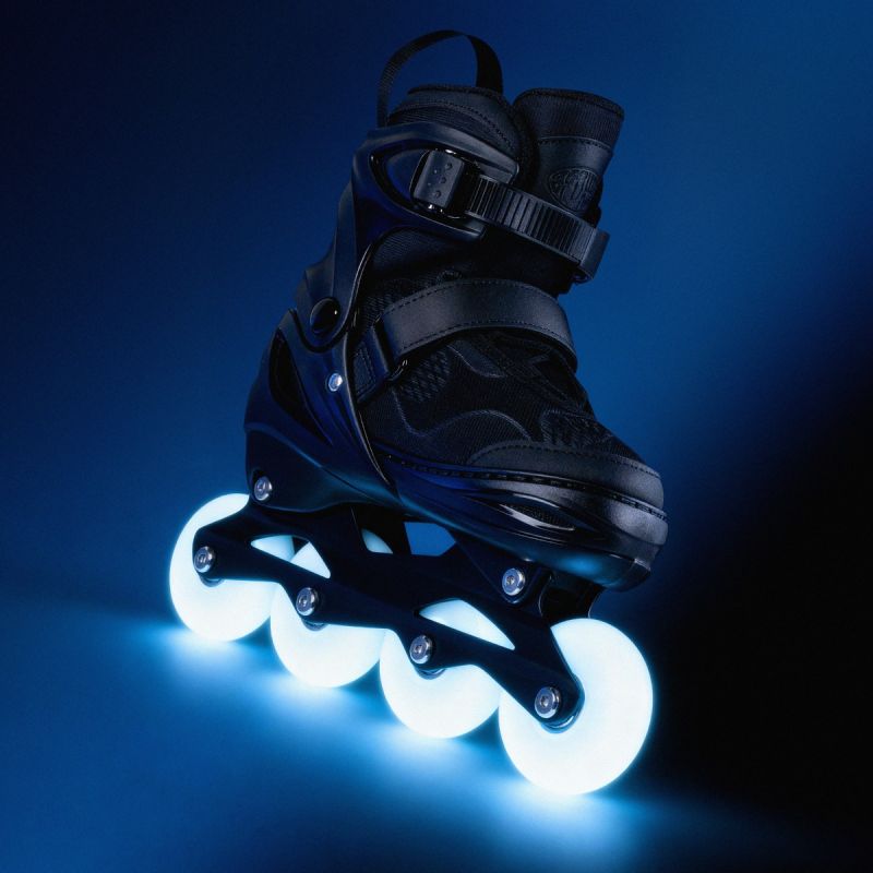 Spokey FIREFLY Inline Skates 35–38 BK/WH sípcsontvédő SPK-946367