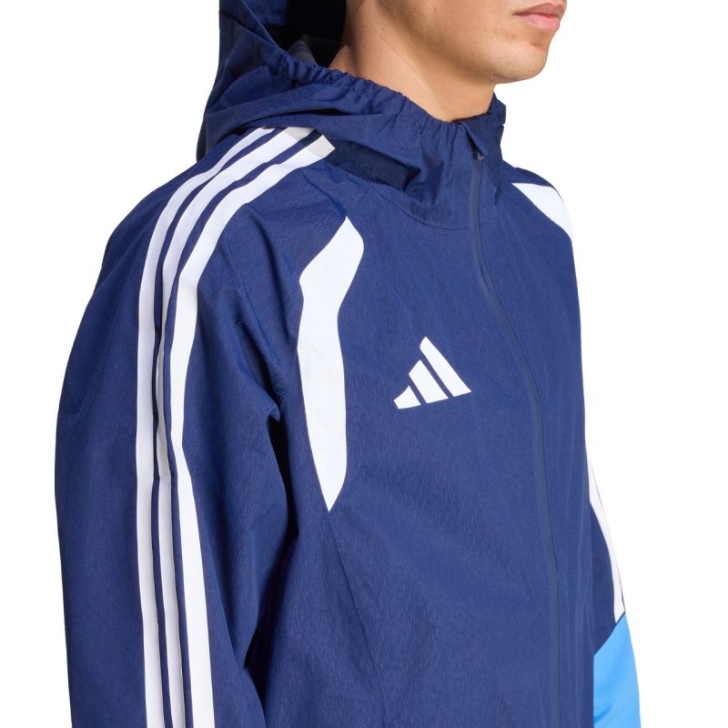 Men's adidas Tiro 26 Rain navy blue JY8963 sötétkék kabát