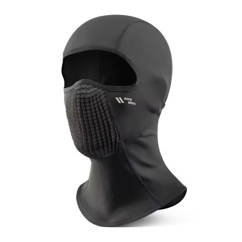 Rockbros Fleece Bicycle Balaclava - Black czarny balaclavas