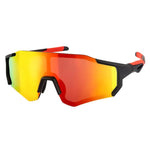 Rockbros 10182 polarizing cycling glasses - red czerwony glasses, training equipment