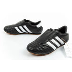 Adidas Women's Taekwondo Sports Shoes Black Leather Slip-On fekete zokni