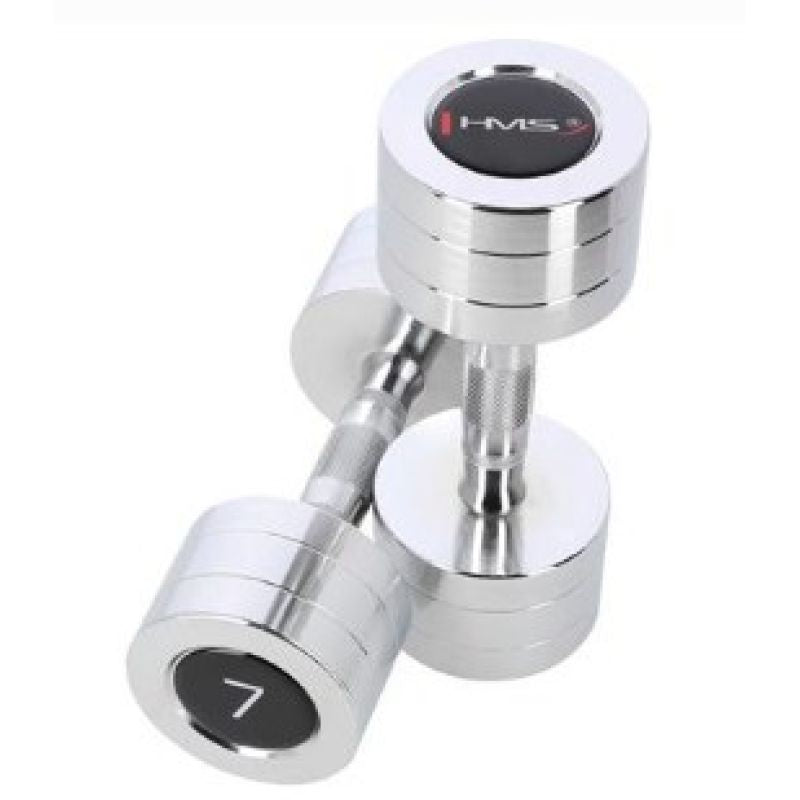 HMS Chrome dumbbells 2x7 kg CHD07 papucs 17-66-186