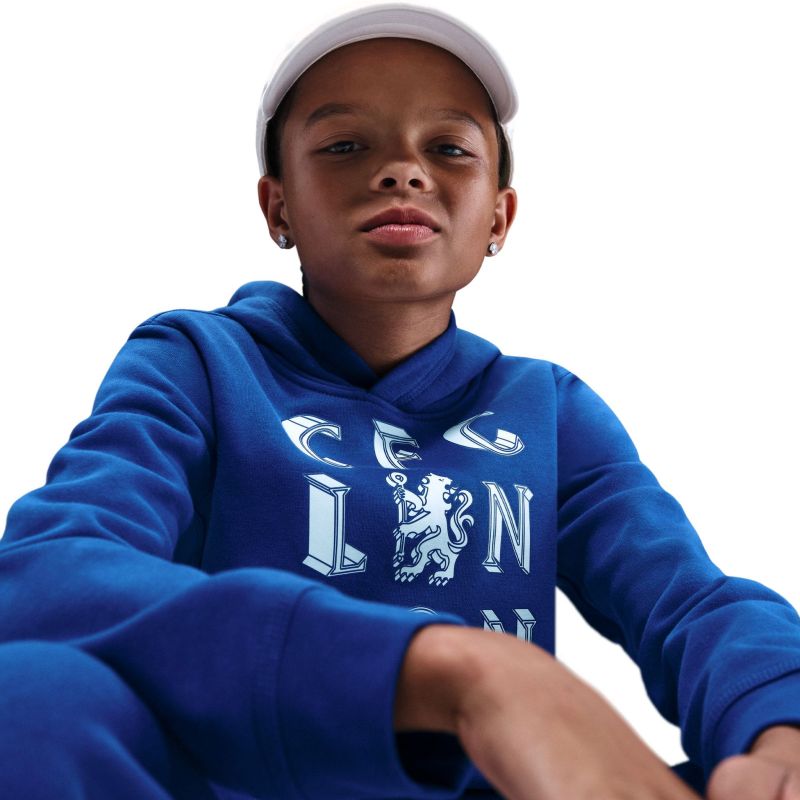 Nike Junior Chelsea London Hoodie HM3649-495 Ruházat