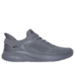 Skechers Men's BOBS SQUAD CHAOS SOLID STEP 118312 DKGY Sports utcai cipő