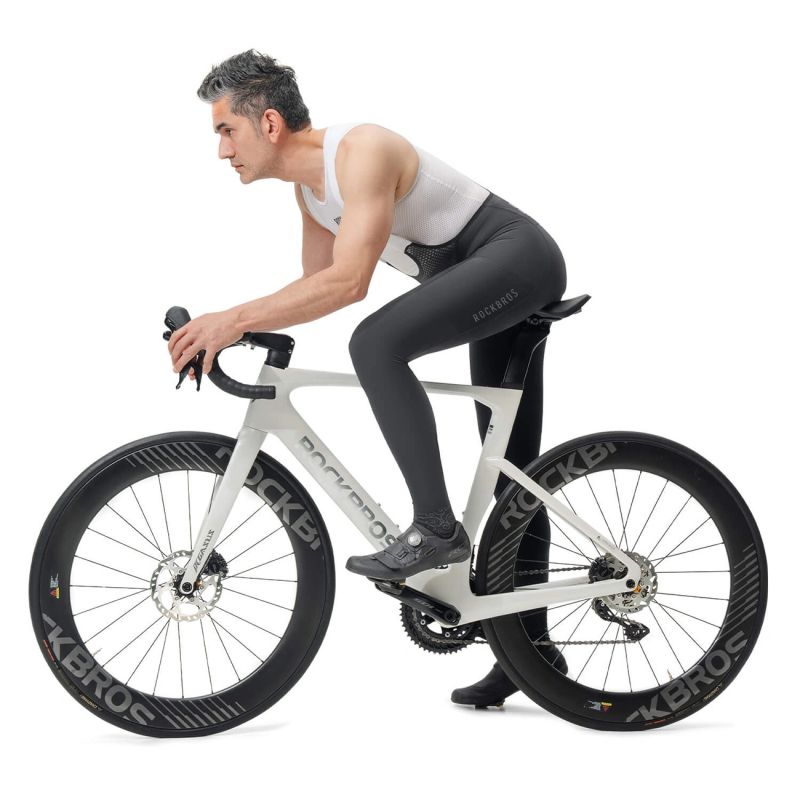 Rockbros ROAD TO SKY Men's Cycling with Pad L - Black l \ czarny nadrág