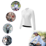 Rockbros 15210006004 TVI Women's Cycling Jersey Long Sleeve - White fehér póló 15210006003-211718