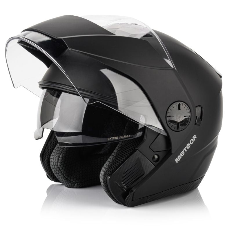Meteor Hekato M motorcycle helmet 57-58 cm black uniw sisak 17890