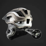 Rockbros TT- children's bicycle helmet with removable chinbar, size M - gray czarny || szary \ m helmets, martial arts equipment 7016802869090-157258