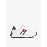 Tommy Hilfiger women's FLAG LOW CUT LACE-UP SNEAKERS T3X9-33877-1695X336-X336 WHITE/BLUE kék utcai cipő