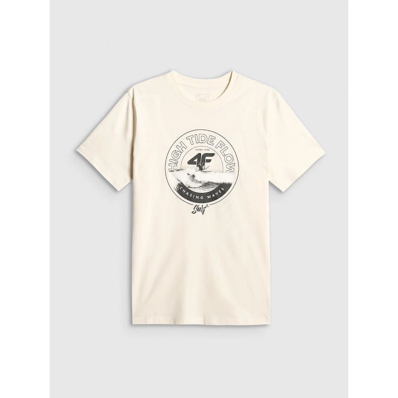 4F Men's regular printed T-shirt póló 4FRSS26TTSHM4298-11S