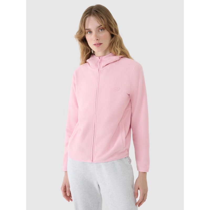 4f Women's regular fleece with hood 4FWSS25TFLEF323-56S General