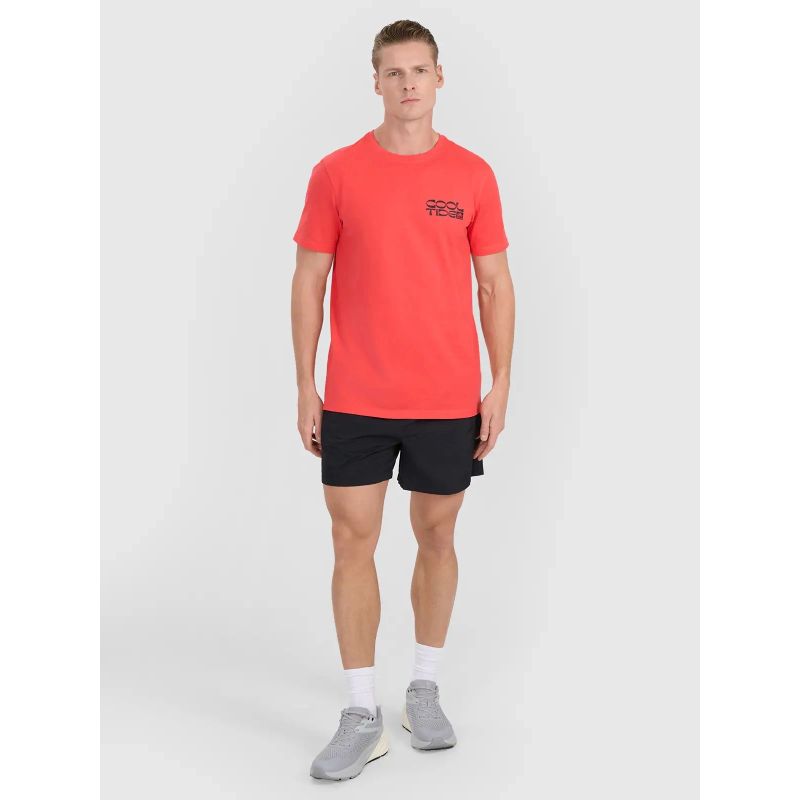 Men's regular printed T-shirt 4F 4FWSS25TTSHM1984-63S póló