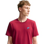 Nike Club Tee Men's T-Shirt piros póló AR4997608