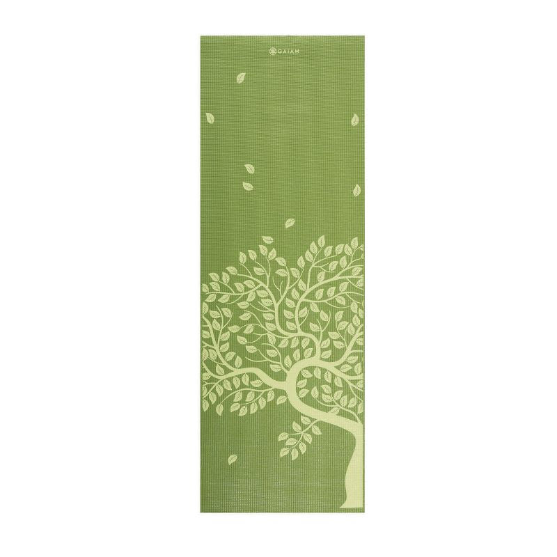 Yoga mat "TREE OF LIFE" 4mm zöld jóga matrac