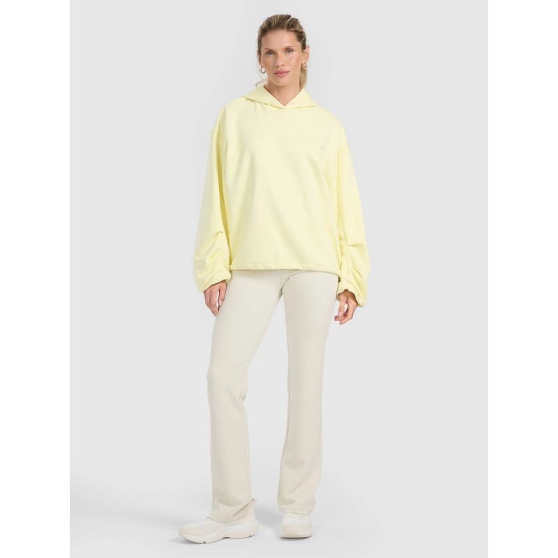 4f Women's sweatshirt with hood, open, 4FRAW25TSWSF2462-73S General