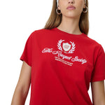 4F Women's T-shirt F2738 62S piros póló