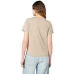 Champion Women's Sleeve T-shirt Beige 118408 MS041 bézs short