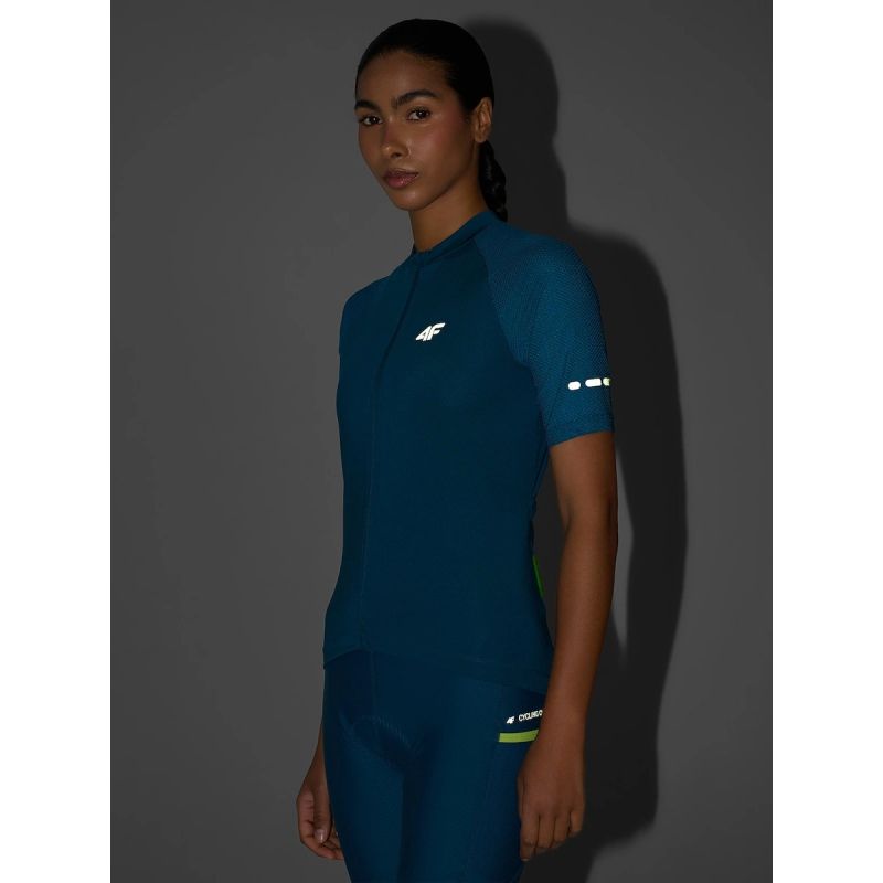 Women's cycling jersey with UPF50+ filter 4F