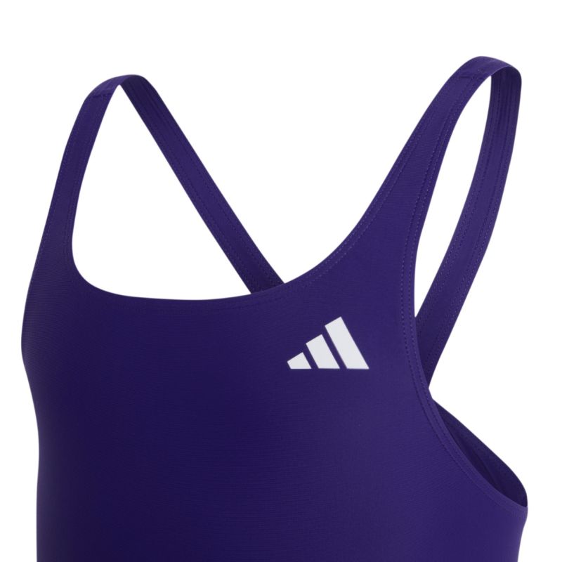 Adidas V-back kids' swimsuit lila úszóruha KS2955