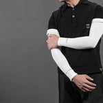 Rockbros cycling sleeves - white (2 pcs.)