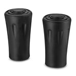 Asphalt tips for trekking and Nordic walking poles Spokey TREK II fekete túrabot