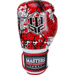 MASTERS FIGHT EQUIPMENT RPU-MULAN Boxing Gloves 10 oz Red piros kesztyű 013202-10