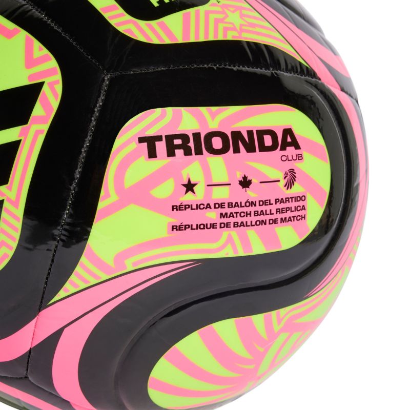 adidas World Cup 26 Trionda Club Football Black, Pink, and Green JD8053 Labda
