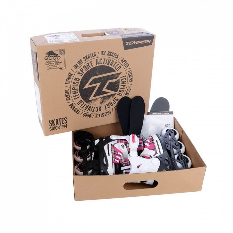 Tempish Rebel T Jr 10000000418 Adjustable fehér roller skates