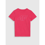 Girls' regular printed T-shirt 4F 4FJWSS25TTSHF2176-55S póló