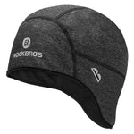Rockbros Dala Winter Cycling Helmet Cap with Glasses Holes - Grey szürke glasses, training equipment
